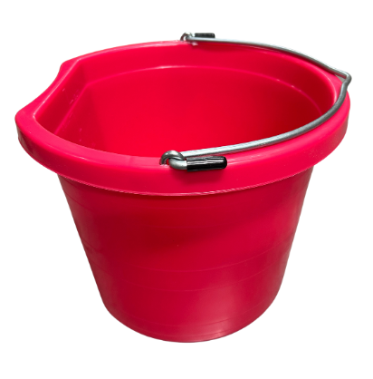 Eureka 14L Flat Back Bucket Red