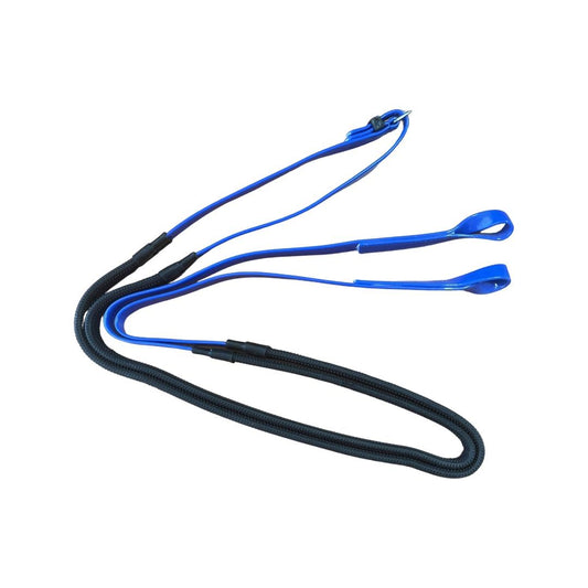 Showcraft - PVC Rubber Loop Reins - Blue