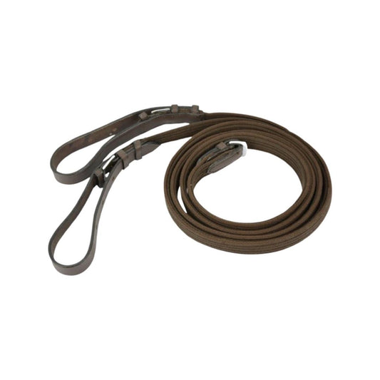 Eureka - Draw Reins Webbing - Brown
