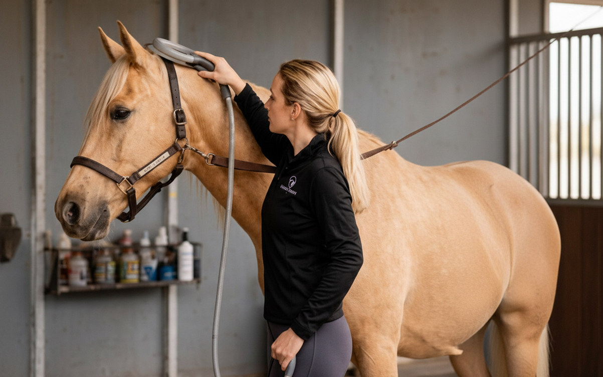 Equine PEMF Therapy Session