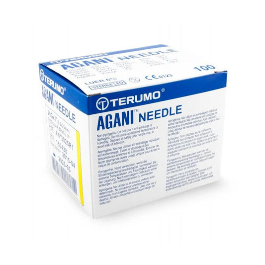 Terumo Agani Needle 20G x 1" (25mm) - Box of 100